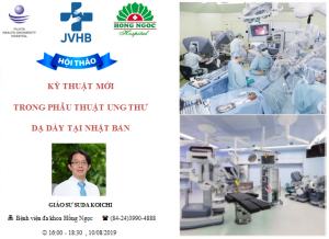 Kỹ thuật mới được sử dụng trong phẫu thuật ung thư dạ dày tại Nhật Bản